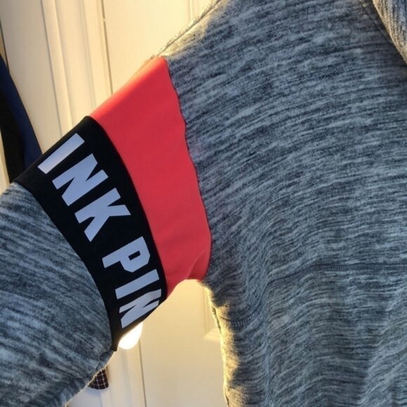 S Pink Victoria Secret grey cowl pullover sweater - Picture 10 of 10